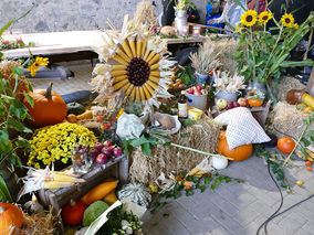 Ökumenischer Familiengottesdienst zum Erntedankfest (© Karl-Franz Thiede)